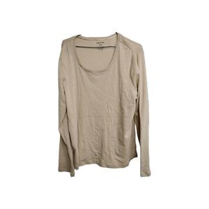 White Stag Sparkly Long Sleeve Cotton Blend Comfortable Top XL 16/18